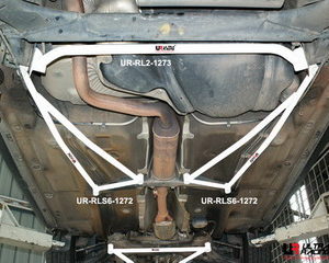 VW Golf 4 97-06 UltraRacing 2-Point Rear Lower Tiebar 1273