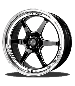 XT-006R – 18×9.0 +35mm 5×100 – Black Diamond Lip Milled Spokes
