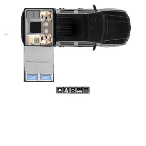 Hotomobil Atlas Pickupcamper khaki