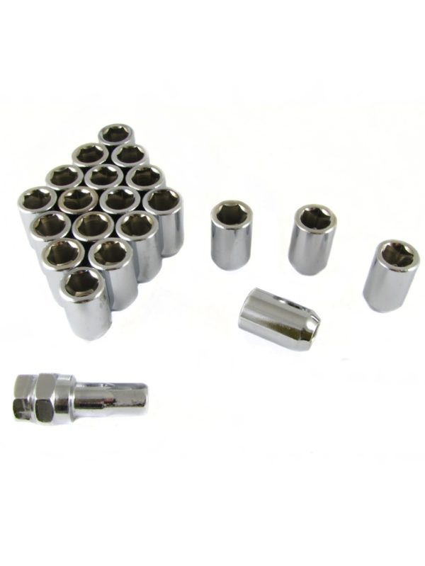 LugNuts-set Inbus M12x1.5 silber