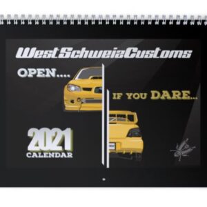 WestSchweizCustoms Kalender 2021 large 28 x 37cm.