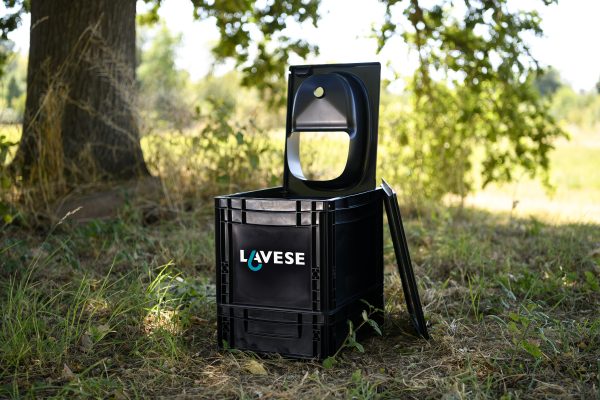 LAVESE Outdoorwaschbecken und mobile Trenntoilette LAVbox Camping-Set