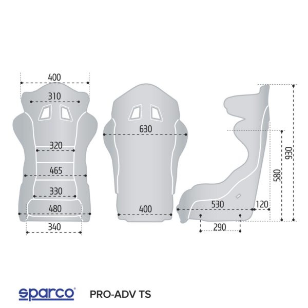 SPARCO Rennsitz Pro ADV TS (FIA 8855-1999)