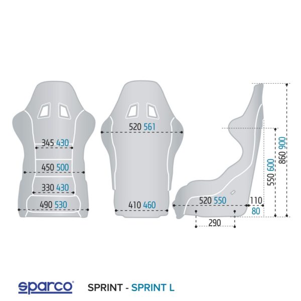 SPARCO Rennsitz Sprint (FIA 8855-1999)
rot (Version 2017)