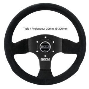 SPARCO Racing Lenkrad durchm. 300mm
Modell P300; Wildleder schwarz