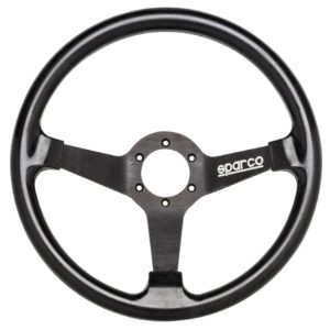 SPARCO Tuning Lenkrad L555 350mm, Wildleder schwarz; Speichen Alu