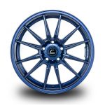 WestSchweizCustoms_Cosmis_R1 - 18x8.5 +35mm 5x114.3 - Matte Navy Blue Milled Lip