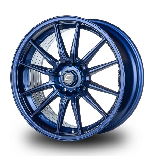 R1 – 18×8.5 +35mm 5×114.3 – Matte Navy Blue Milled Lip