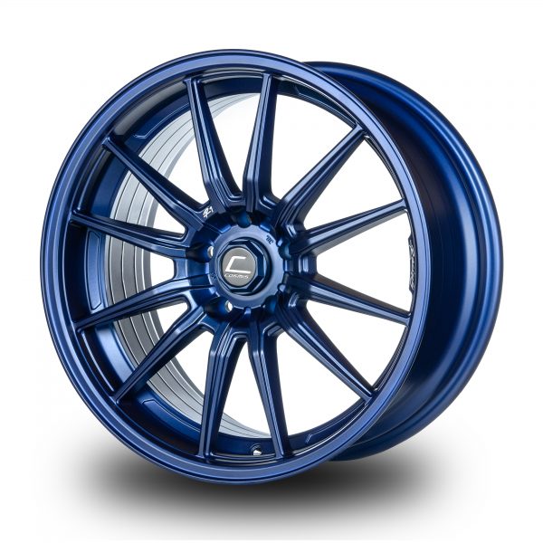 R1 – 18×9.5 +35mm 5×114.3 – Matte Navy Blue Milled Lip