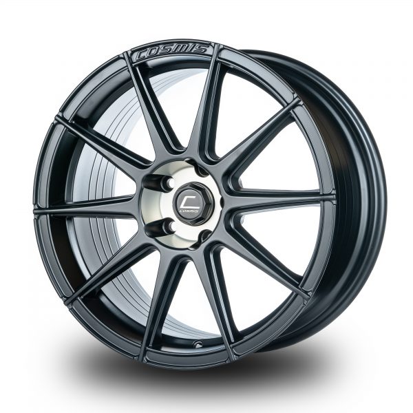 R10D – 18×9.5 +35mm 5×114.3 – Matte Black Brushed Milling