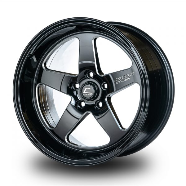 XT-005R – 18×10.0 +20mm 5×114.3 – Black Diamond Lip Milled Spokes