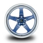 WestSchweizCustoms_Cosmis_XT-005R - 18x10.0 +20mm 5x114.3 - Matte Navy Blue Diamond Lip Milled Spokes