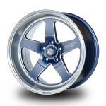 WestSchweizCustoms_Cosmis_XT-005R - 18x10.0 +20mm 5x114.3 - Matte Navy Blue Diamond Lip Milled Spokes2