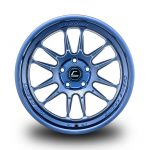 WestSchweizCustoms_Cosmis_XT-206R - 18x9.5 +10mm 5x114.3 - Matte Navy Blue Milled Spokes