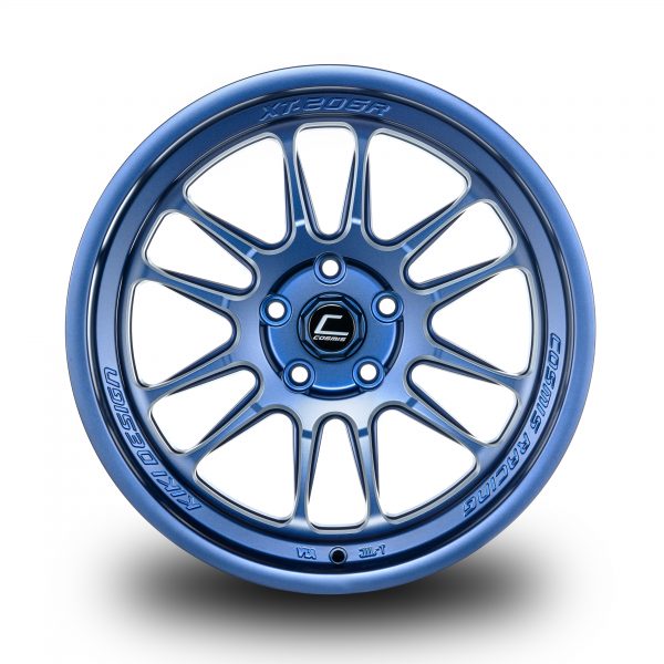 XT-206R – 18×9.5 +10mm 5×114.3 – Matte Navy Blue Milled Spokes