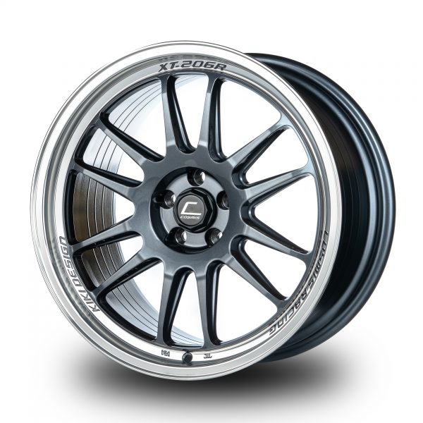 XT-206R – 18×9.5 +30mm 5×114.3 – Gunmetal Diamond Lip Milled Spokes