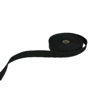 BOOST products 10m Hitzeschutzband – Keramik – Schwarz – 25mm breit