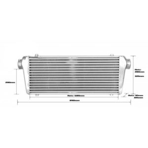 BOOST products Ladeluftkühler 700x300x100mm – 76mm – Competition 2015