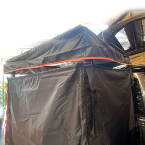 VICKYWOOD Duschzelt / WC / Umkleidezelt mit Regenhaube 100 x 180 cm