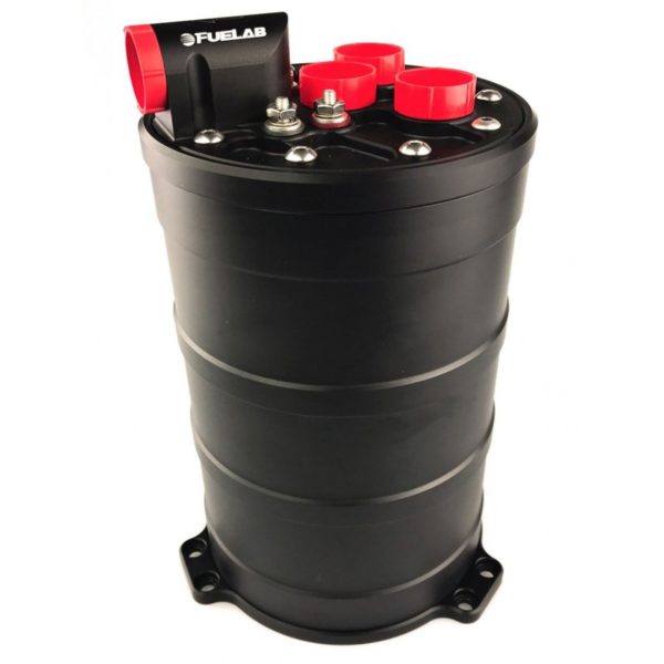 Fuelab Catchtank Set Dual 340l/Std. @ 3bar, 235mm hoch, 2,1 Liter Tankvolumen