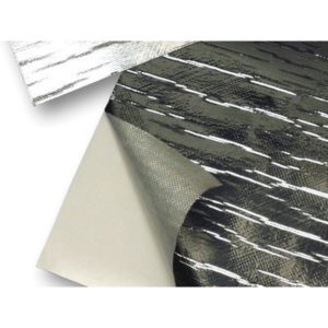 Hitzeschutzmatte – silber – selbstklebend 30x30cm