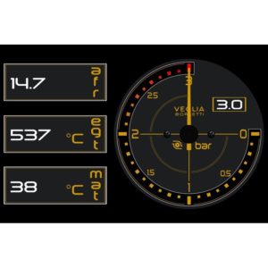 Lancia Delta Integrale 5″ Farbiges TFT-Grafik-LCD Multi Anzeigen Kompett-Set