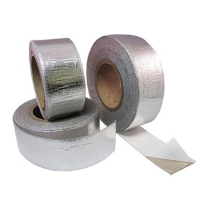 PTP Hitzeschutz Klebeband – silber – 4,5m x 50mm Rolle – Hitzeschutztape
