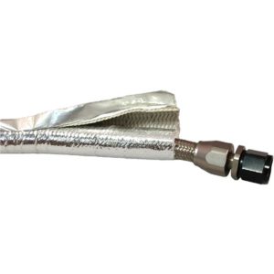 PTP selbstklebender Hitzeschutzschlauch – silber – 25mm / 120cm Länge