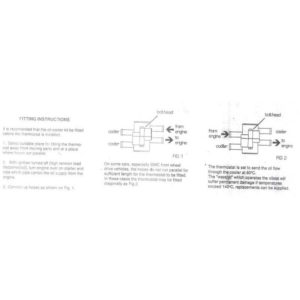 Schlauch-Thermostat 1 / 2″ / 13mm für Ölkühler