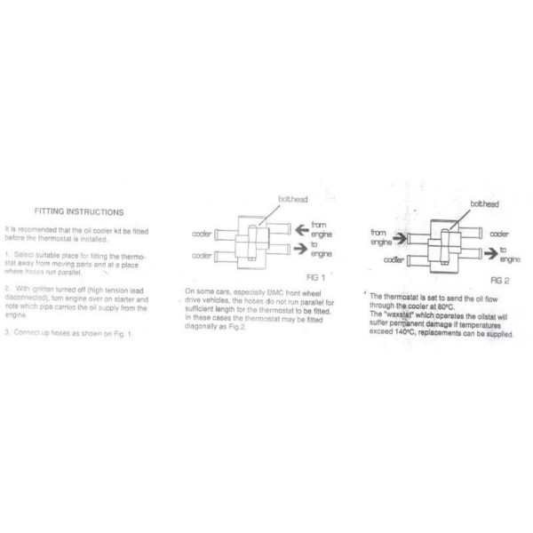 Schlauch-Thermostat 1 / 2″ / 13mm für Ölkühler