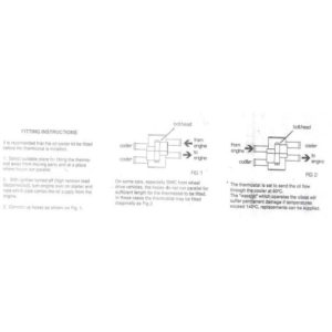 Schlauch-Thermostat Dash 10 für Ölkühler