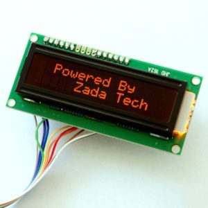 Zada Tech LCD 16×2 / orange Schrift