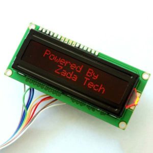 Zada Tech LCD 16×2 / rote Schrift