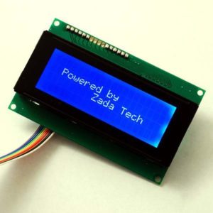 Zada Tech LCD 20×4 / blaue Schrift