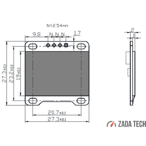 Zada Tech OLED digitale Abgasgegendruckanzeige (PSI)